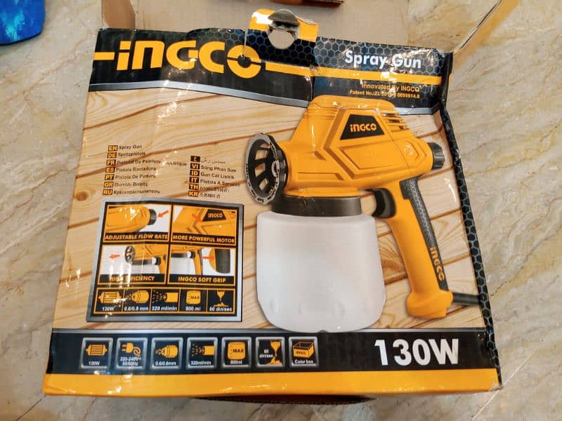 Ingco paint sprayer 8