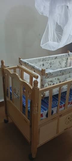 For Sale: Baby Cot with Swing – 10/10 Condition!