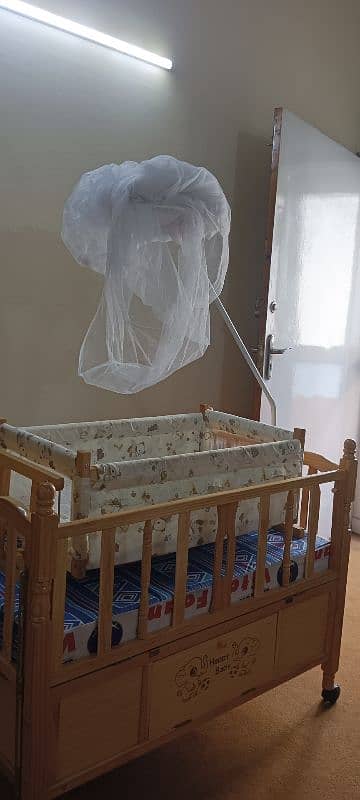 For Sale: Baby Cot with Swing – 10/10 Condition! 7