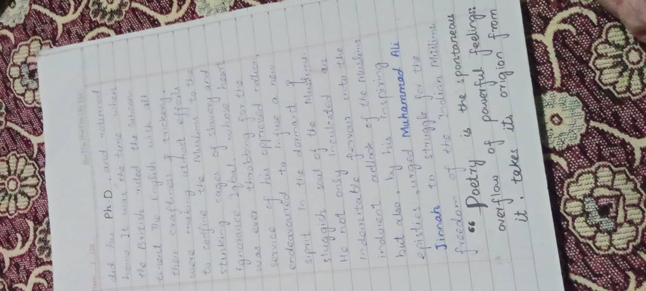 Hand writing assignment work 13