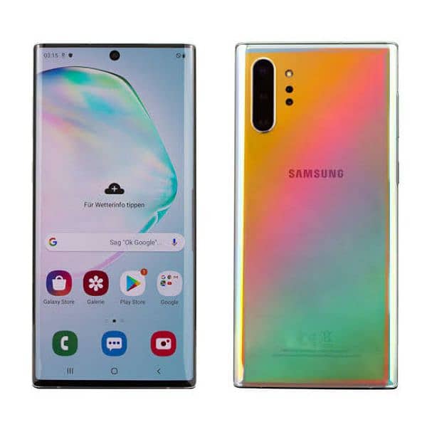 Samsung note 10 plus 12/256 official PTA approved 0