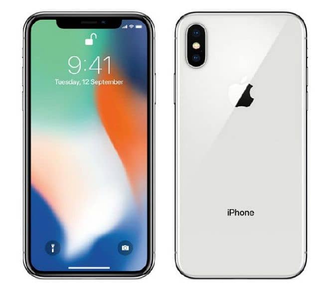 iPhone X 256 GB - PTA Approved (With Charger & Cover) 0