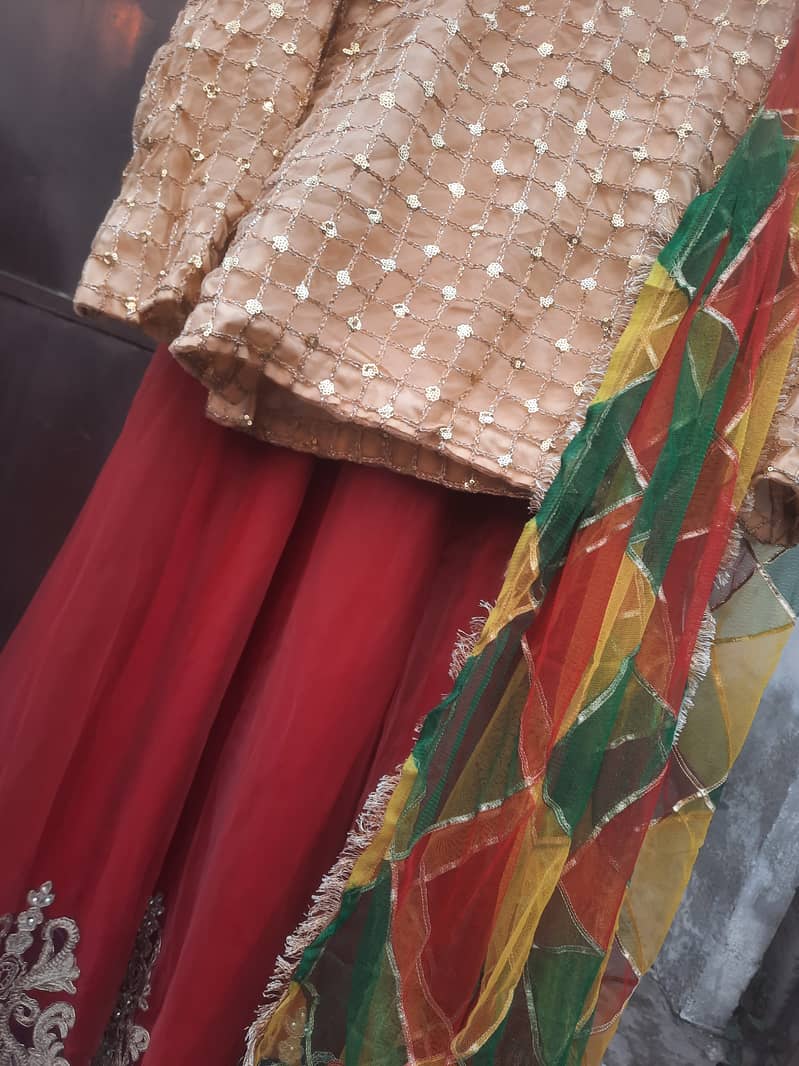 Lehnga with choli and dopatta 0