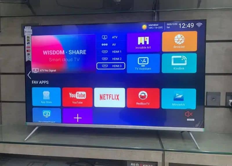 43 InCh TCL Smart Q Led Tv New model 3 year warranty 03004675739 0