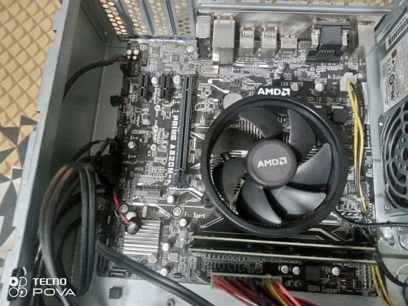 AMD RYZEN 5 2400G + ASUS Prime A320 M K Package 3