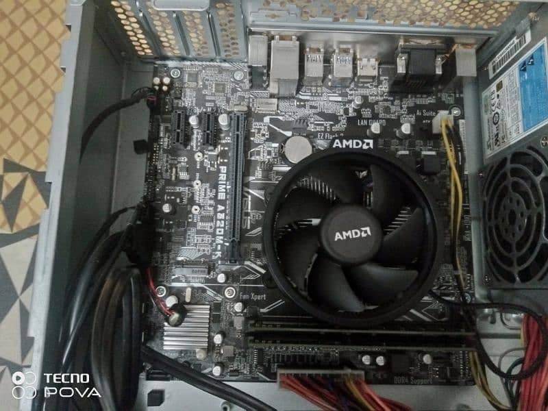 AMD RYZEN 5 2400G + ASUS Prime A320 M K Package 5