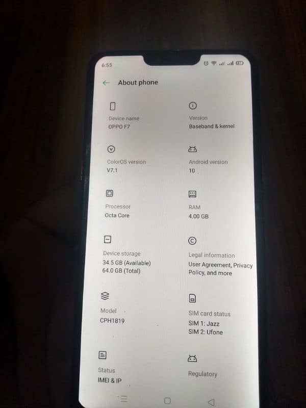 Oppo F7 4+64 1