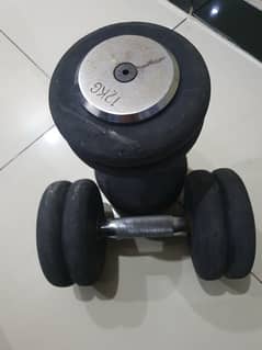 24kg Rubber dumbbell’s (12kg each)