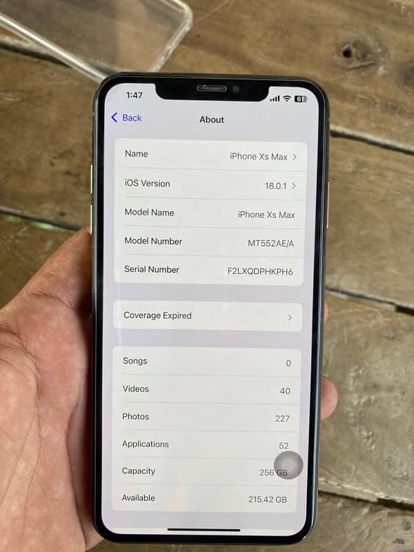 iphone xs max 256gb 4