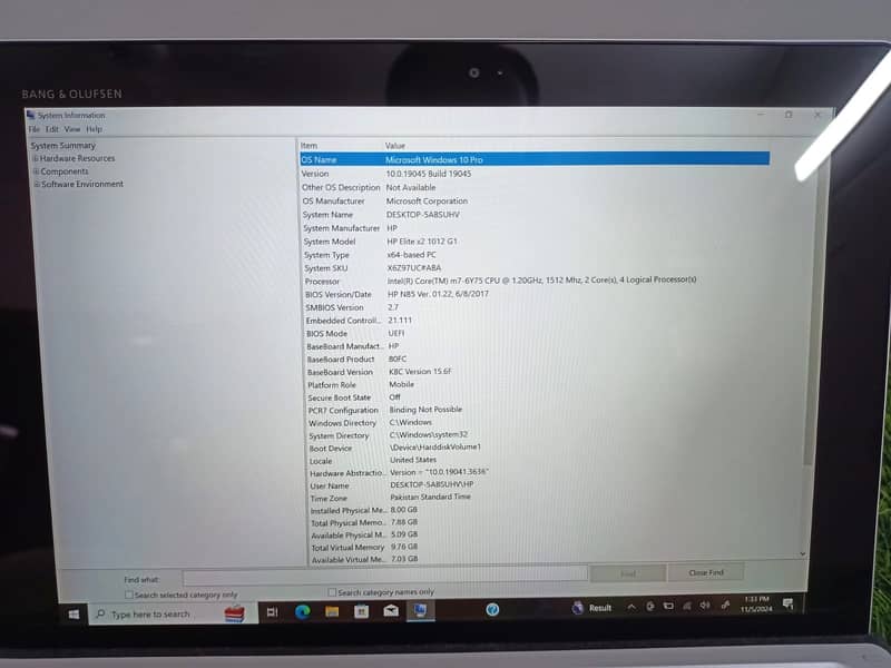 HP ELITE X2 1012 G1 6