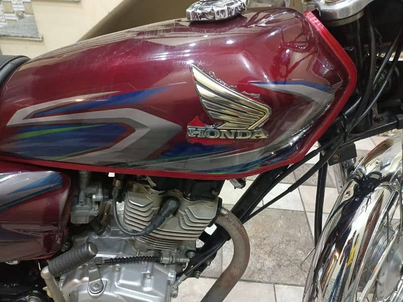 Honda CG 125 Red color for sale 7