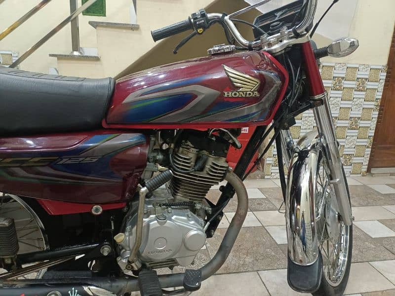 Honda CG 125 Red color for sale 8