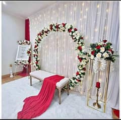 flower Wedding Stage, decor bed, decor car Decoration in karachi