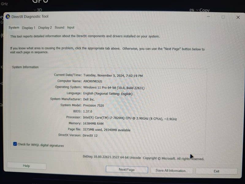 Dell precision i7 7gen (HQ) 4gb nvidia graphic card gaming laptop 6