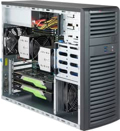 SuperMicro Tower 732-12 Dual ( Xeon Silver 4110 x 2 )