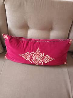 6 seater L shaped sofa with 6 cushions