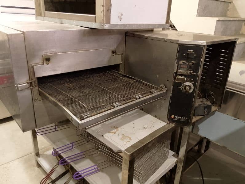 pizza conveyor oven ulter 18" conveyor pizza oven fryer hot plate gril 1