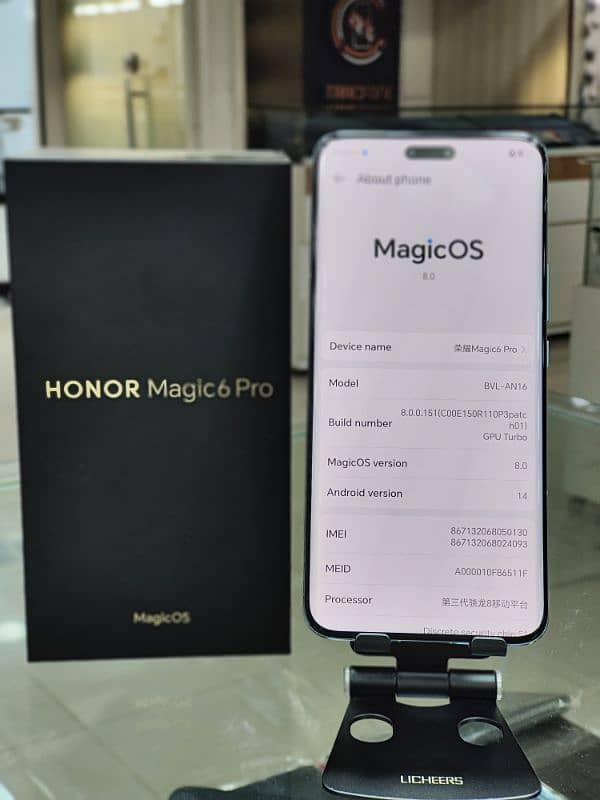 HONOR MAGIC 6 PRO 16GB/1TB NON PTA NON ACTIVE 3