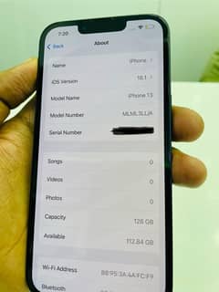 iphone 13 jv 128gb 4 month sim time