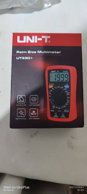 Multimeter UT33D+ Pinpack 1