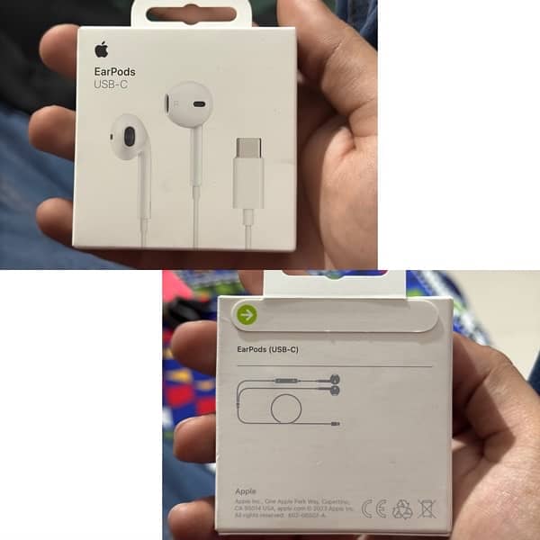 New Apple EarPods bought from Apple Store Canada. 2