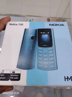 Nokia 110 pta approved 12 month warranty with box charge