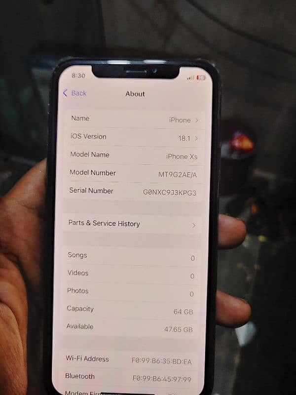 iphone xs 64 GB hai 3