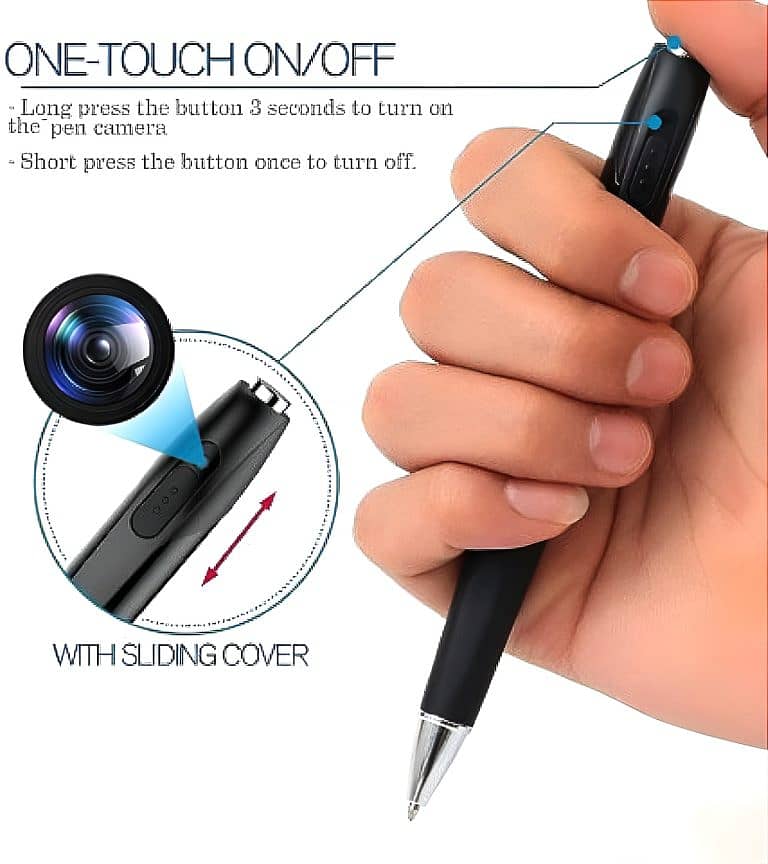 V8 Hd 1080p Camera Pen With Voice Recording Video Recording 4