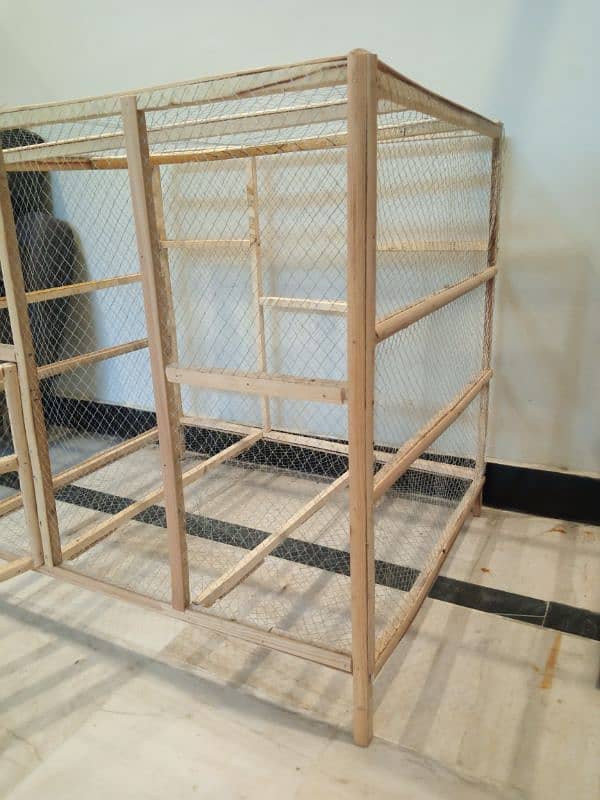 New Wooden Cage is available for hens & Parrots. 4