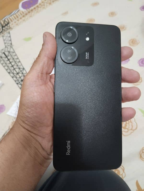 Redmi 13 C, Black Almost Full Warranty, 4/128 For Sale. 3