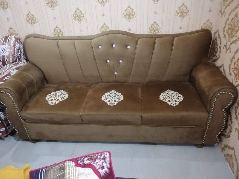 complete sofa set / wooden sofa / 7 seater sofa 1