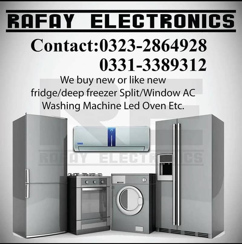 SELL / BUY / SLIGHTY USED / AC / FRIDGE / WASHING MACHINE / 0