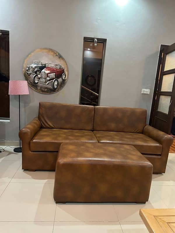 Leather sofa Ikea design 3