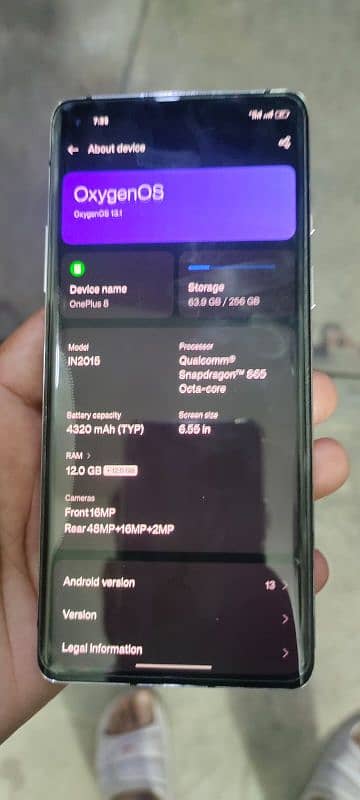 Oneplus 8 12+12/256gb 5