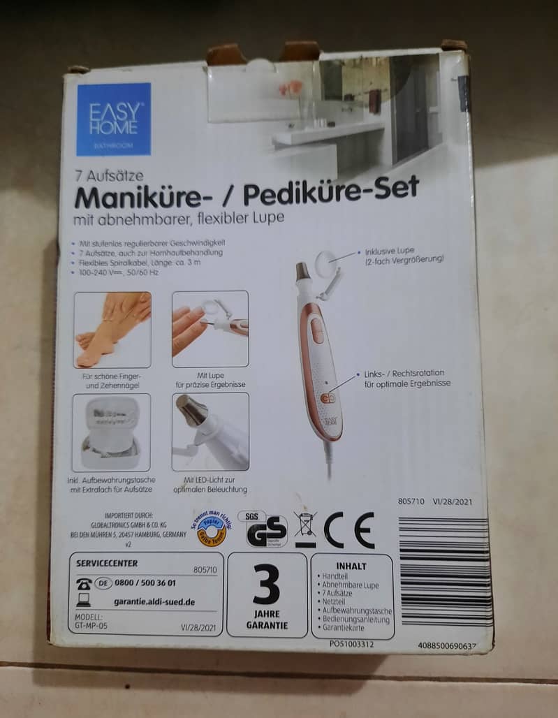 Manicure pedicure hand machine Germany 2