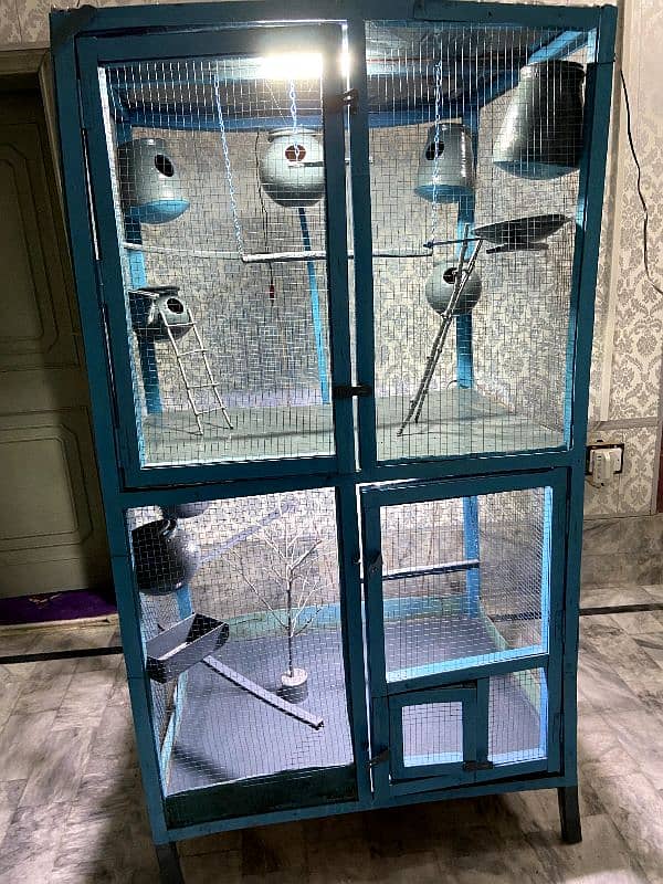 New Cage For Parrots (Coloured+Sheeted) 0