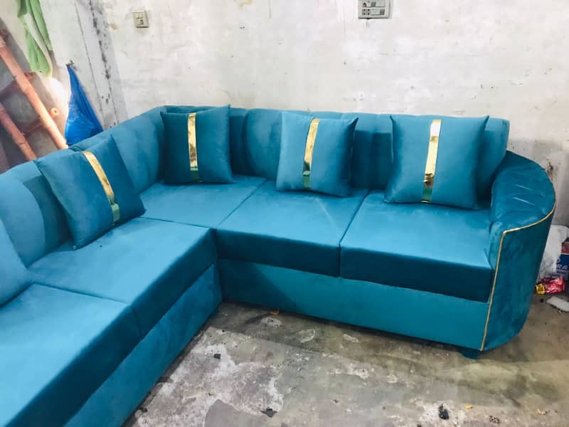 L shape sofa / sofa set / sofa repair / fabric change / sofa poshish 12