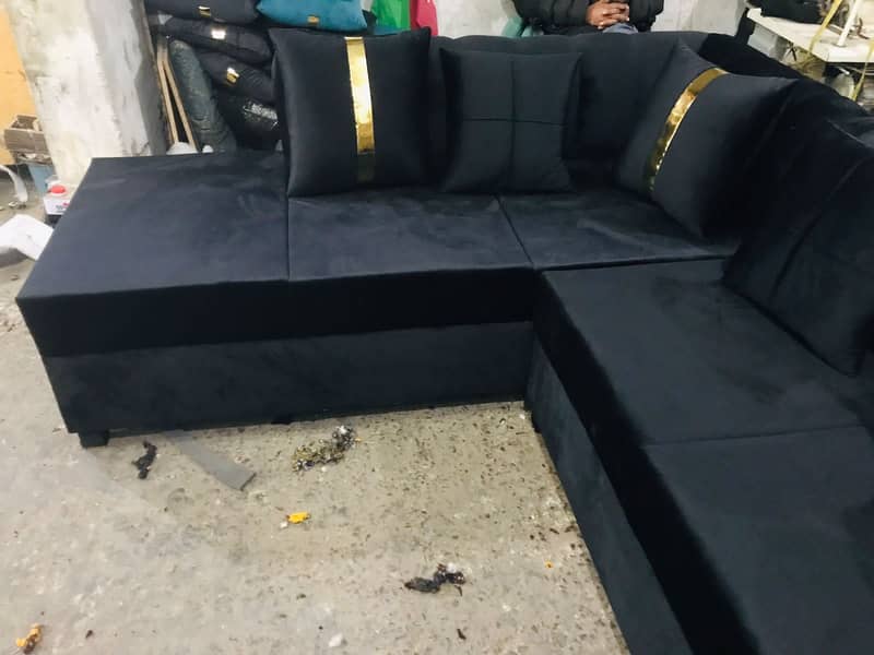 L shape sofa / sofa set / sofa repair / fabric change / sofa poshish 14