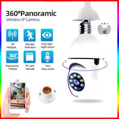 Speed-x Bulb Camera 1080p Wifi 360 Degree Panoramic Night Vision Two-