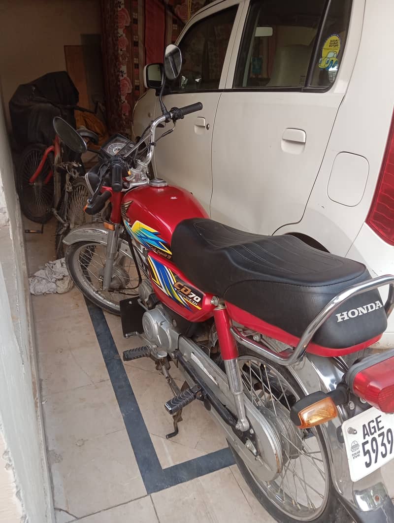 Honda CD70 2021 Red 1