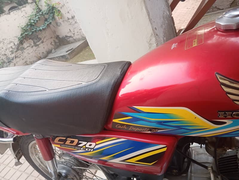 Honda CD70 2021 Red 6