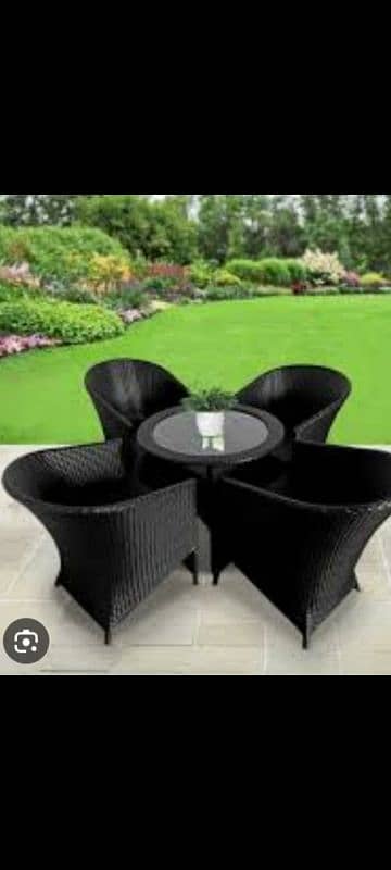 rattan dining set 1