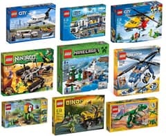 all kind of Lego sets available.