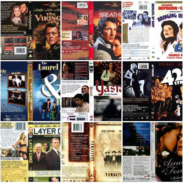 From 1940 to 1980 englsh dvd movies are available in bulk quantity 8