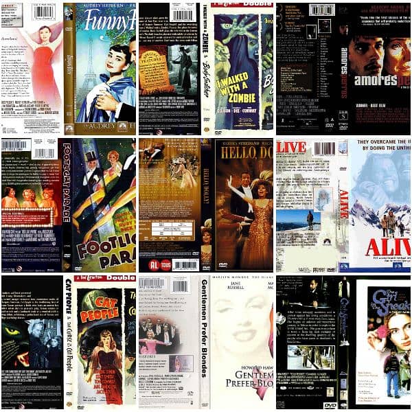 From 1940 to 1980 englsh dvd movies are available in bulk quantity 10