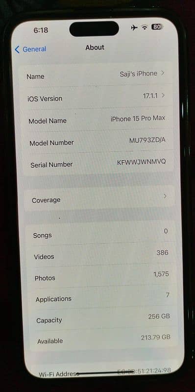 Iphone 15 Pro Max Natural Titanium 256Gb Non PTA 2