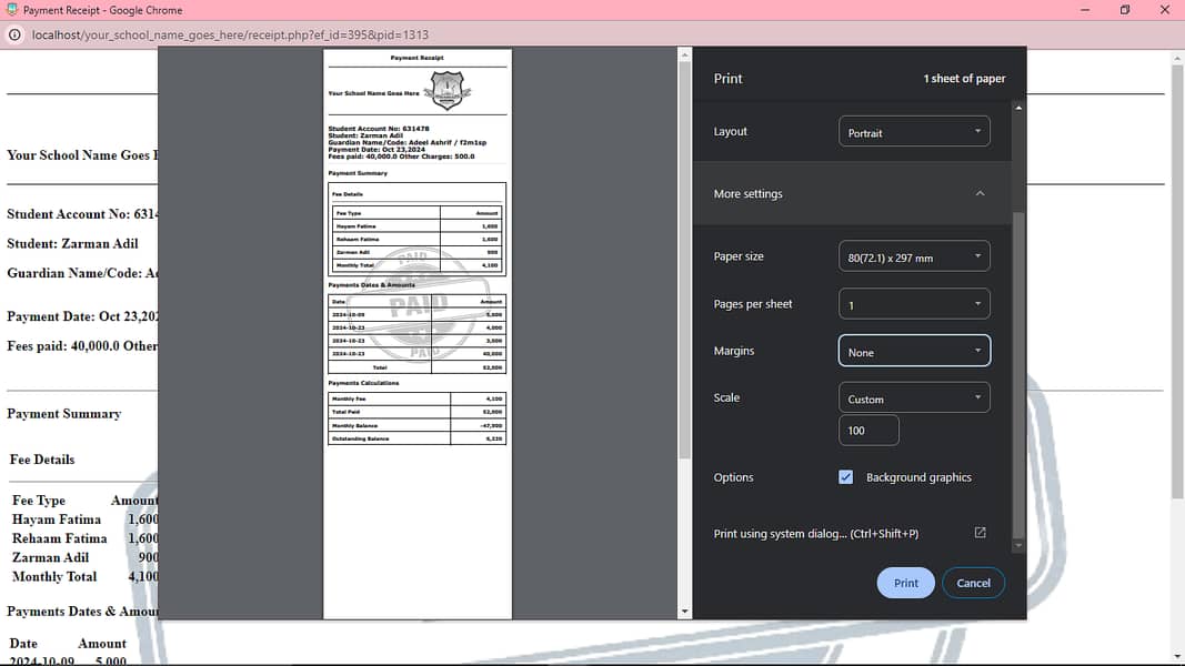 School Management System 1