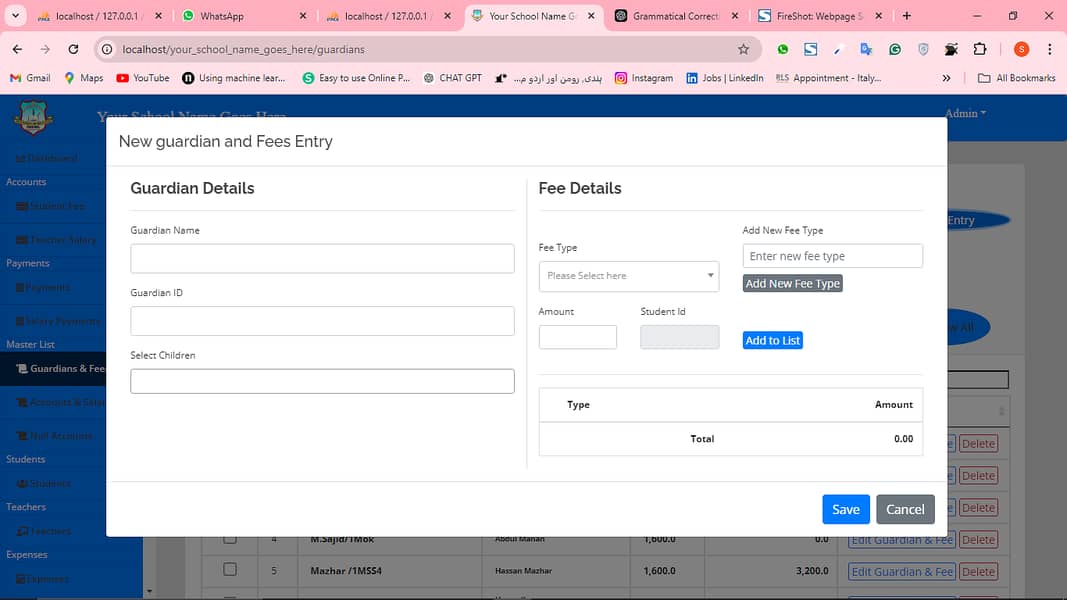 School Management System 7