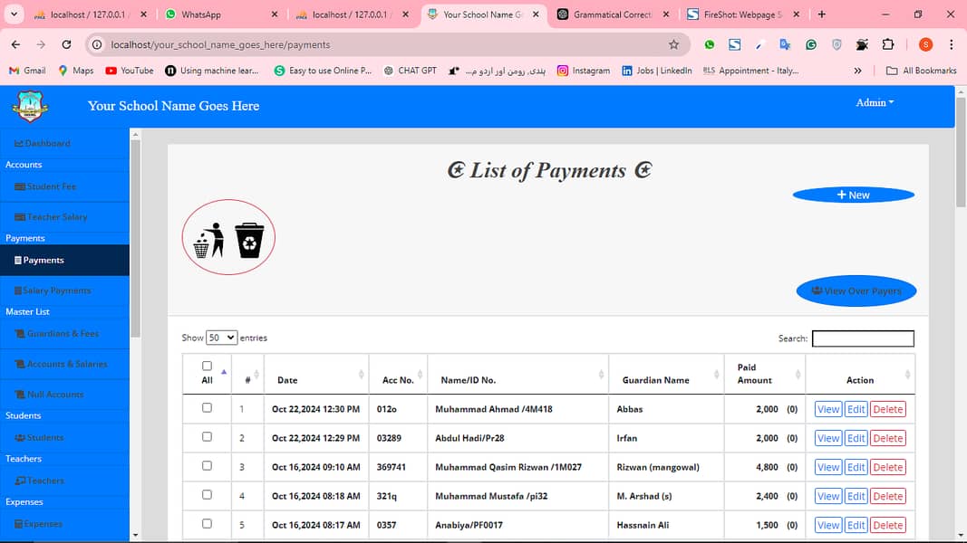 School Management System 10