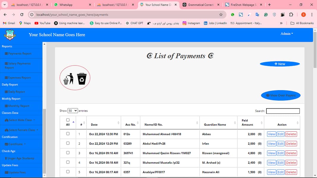 School Management System 13